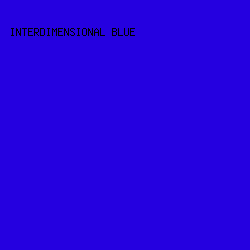 2500E0 - Interdimensional Blue color image preview
