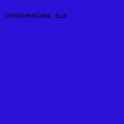 2C12D8 - Interdimensional Blue color image preview