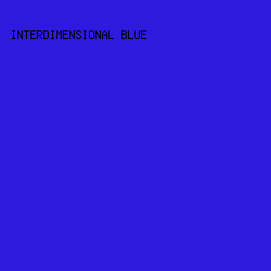 2D1ADE - Interdimensional Blue color image preview