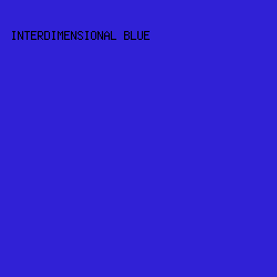 3021d6 - Interdimensional Blue color image preview