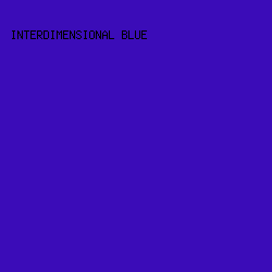 3B0CB8 - Interdimensional Blue color image preview