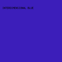3C1EBA - Interdimensional Blue color image preview