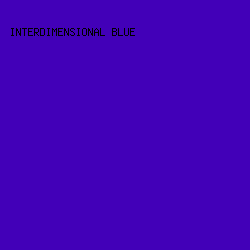 4200b8 - Interdimensional Blue color image preview