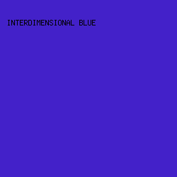 4321C9 - Interdimensional Blue color image preview