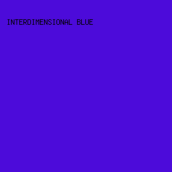 4C0BDA - Interdimensional Blue color image preview