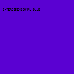 5A01D2 - Interdimensional Blue color image preview