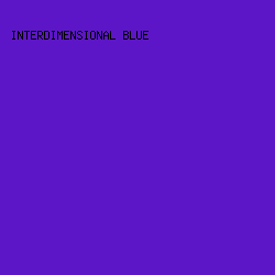 5D16C7 - Interdimensional Blue color image preview
