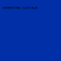 002FA7 - International Klein Blue color image preview