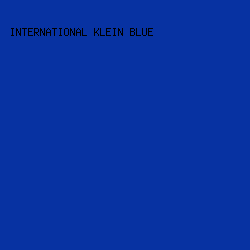 0732a2 - International Klein Blue color image preview