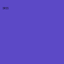 5C49C6 - Iris color image preview