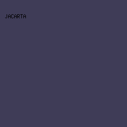 3F3C57 - Jacarta color image preview
