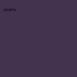 44334F - Jacarta color image preview