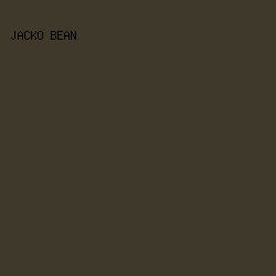 3f392c - Jacko Bean color image preview