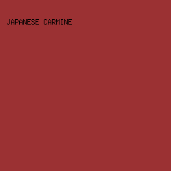 9B3133 - Japanese Carmine color image preview
