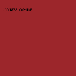 9C262B - Japanese Carmine color image preview