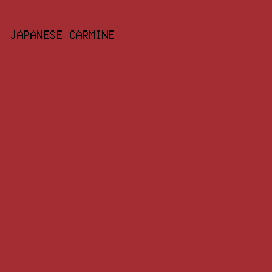 A22D33 - Japanese Carmine color image preview