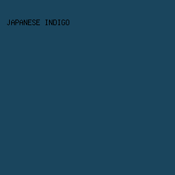 1A455D - Japanese Indigo color image preview