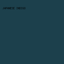 1C404C - Japanese Indigo color image preview