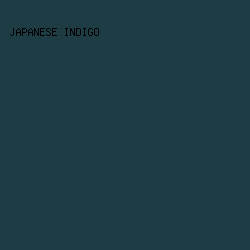 1D3C43 - Japanese Indigo color image preview