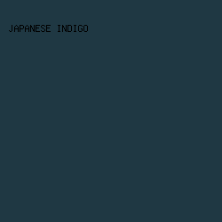 1F3843 - Japanese Indigo color image preview