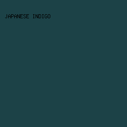 1c4247 - Japanese Indigo color image preview