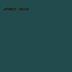 234D4C - Japanese Indigo color image preview