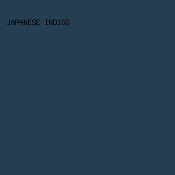 263e51 - Japanese Indigo color image preview