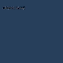 273D58 - Japanese Indigo color image preview