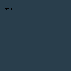 293e4c - Japanese Indigo color image preview