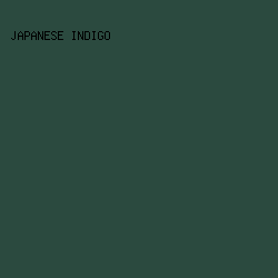 2B4A3F - Japanese Indigo color image preview