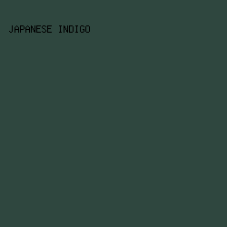 2F473F - Japanese Indigo color image preview