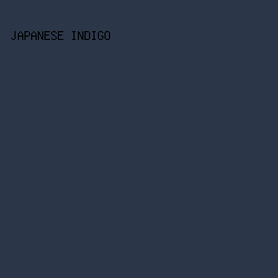 2b3648 - Japanese Indigo color image preview