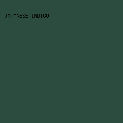 2c4c40 - Japanese Indigo color image preview