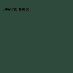 2e4a3d - Japanese Indigo color image preview