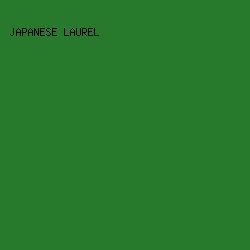 277a2b - Japanese Laurel color image preview