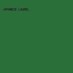 2B6E3B - Japanese Laurel color image preview