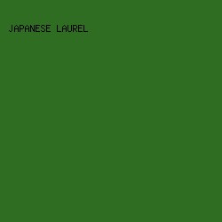 2E6D22 - Japanese Laurel color image preview