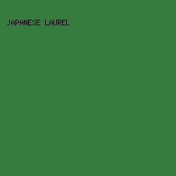 377B3E - Japanese Laurel color image preview