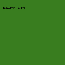 397D1F - Japanese Laurel color image preview