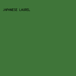 3F7539 - Japanese Laurel color image preview
