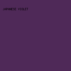 4f2958 - Japanese Violet color image preview
