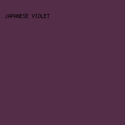 542D48 - Japanese Violet color image preview