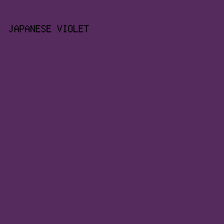 552A5D - Japanese Violet color image preview