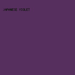 572f5f - Japanese Violet color image preview