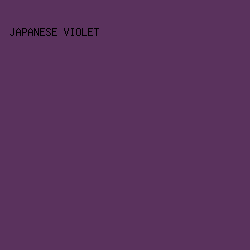 5a325d - Japanese Violet color image preview