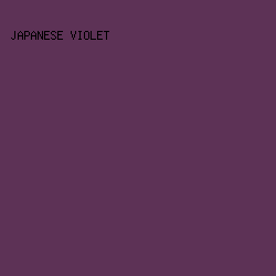 5d3256 - Japanese Violet color image preview