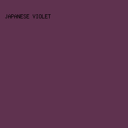 5f324f - Japanese Violet color image preview