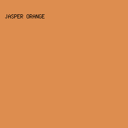 DD8D4F - Jasper Orange color image preview