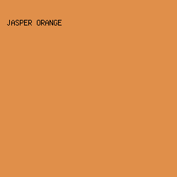 E08F4A - Jasper Orange color image preview