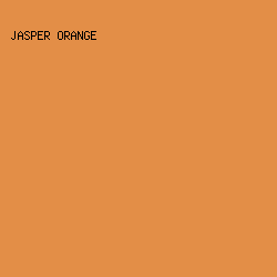 E38E47 - Jasper Orange color image preview
